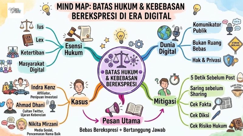 Varellie audrey 915230109 Mindmap Kapsel ( Hukum)